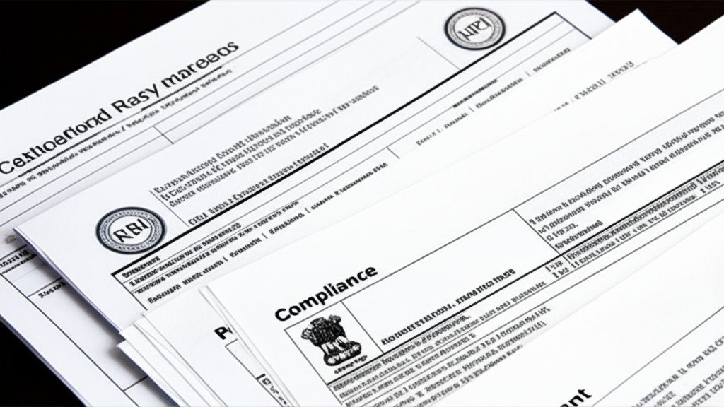 Regulatory compliance documents